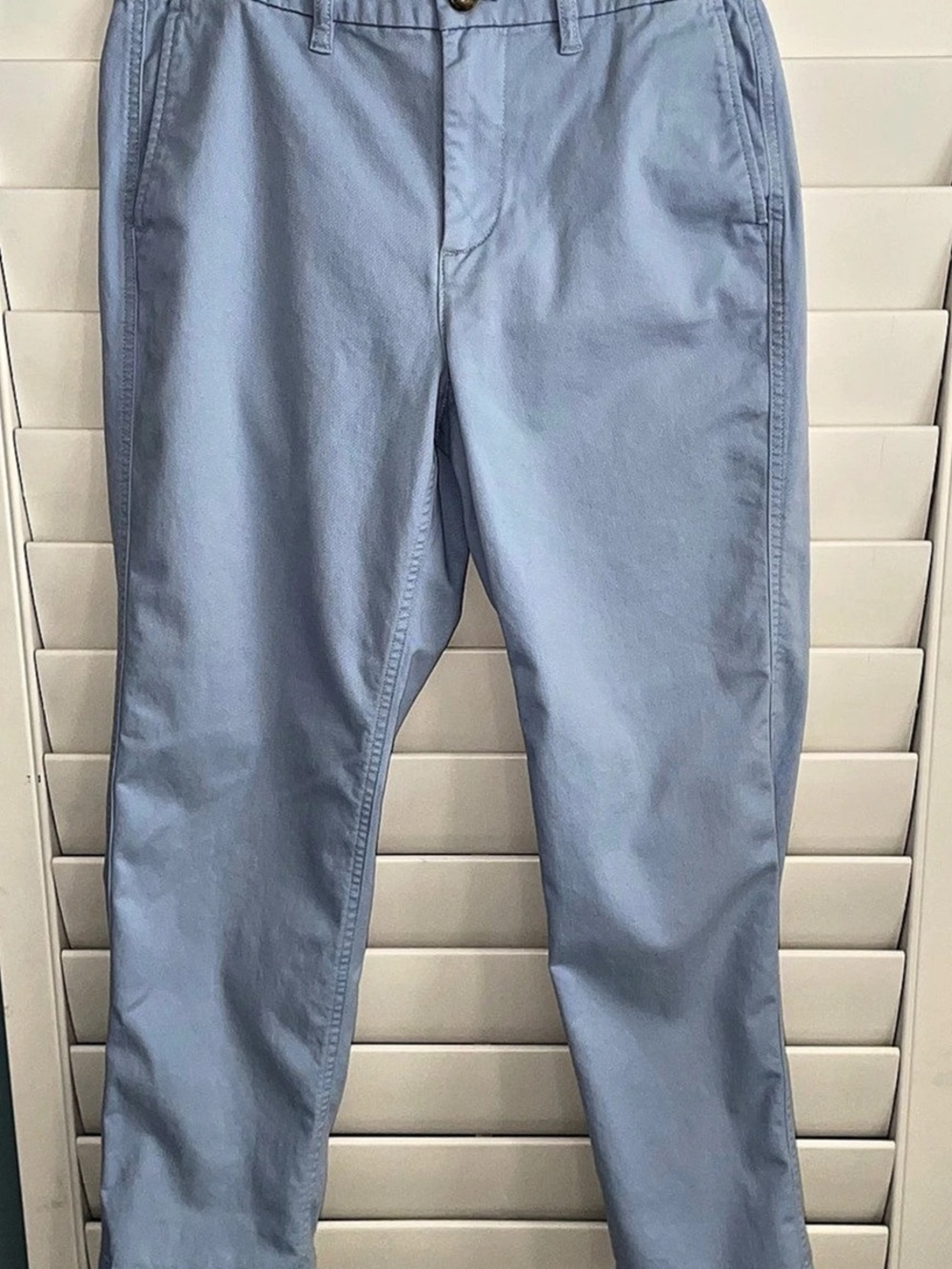 J.Crew High-Rise Girlfriend Chino Straight Leg Chino in Blue Size 6